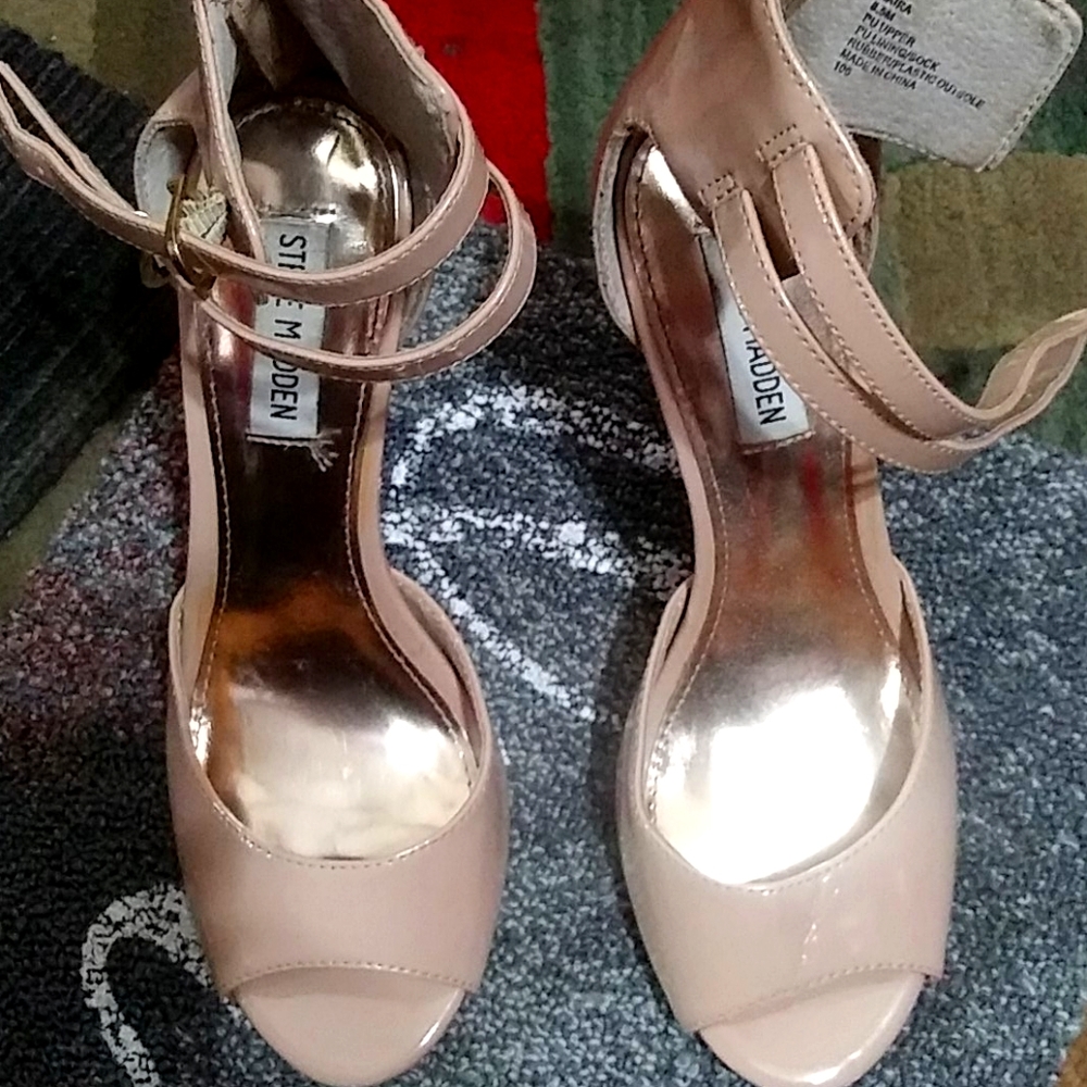 Nude high heels
